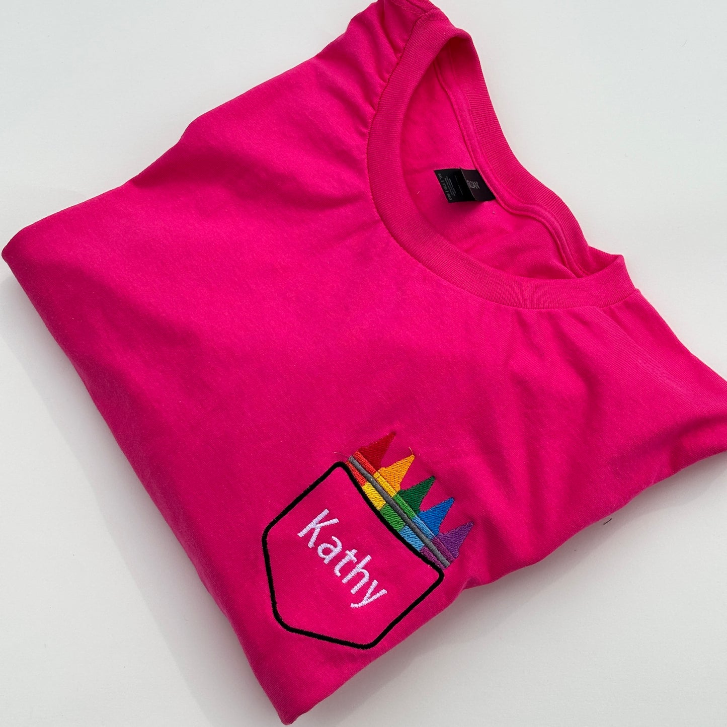 Crayon Faux Pocket Tee