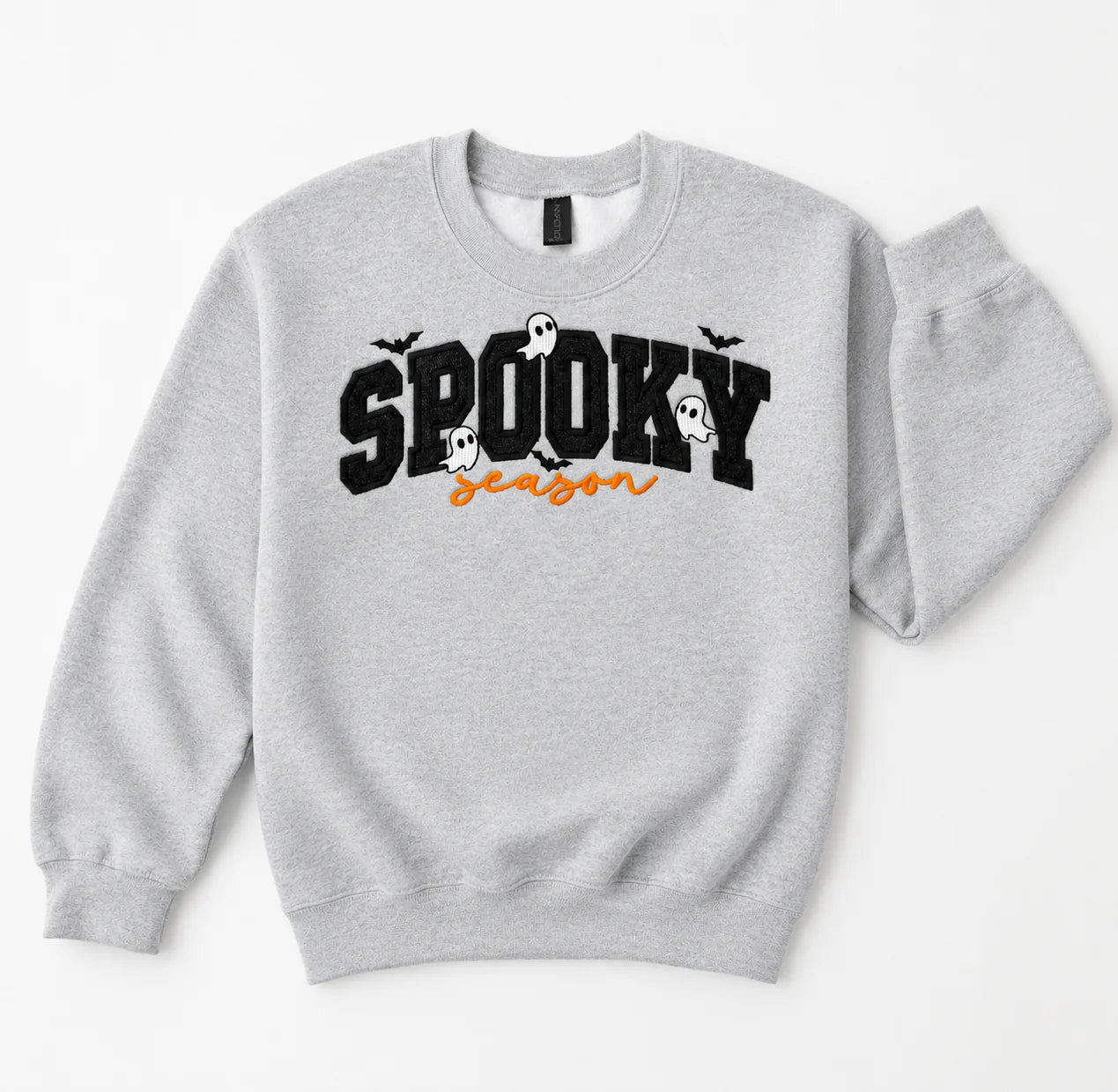Spooky Season Glitter Appliqué Crewneck