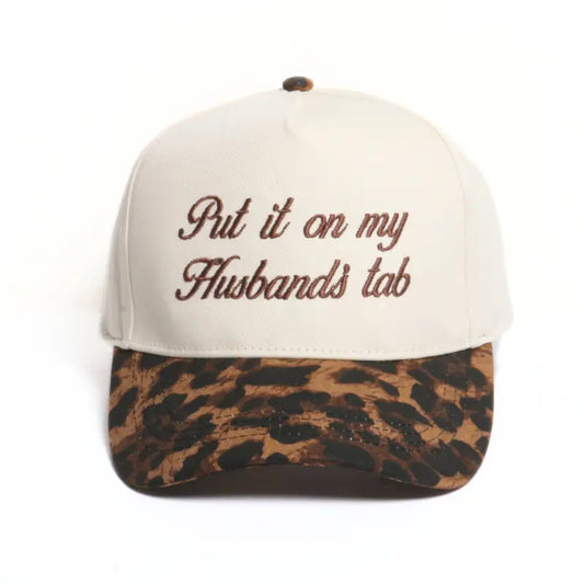 Bold Leopard Print Bill Hat