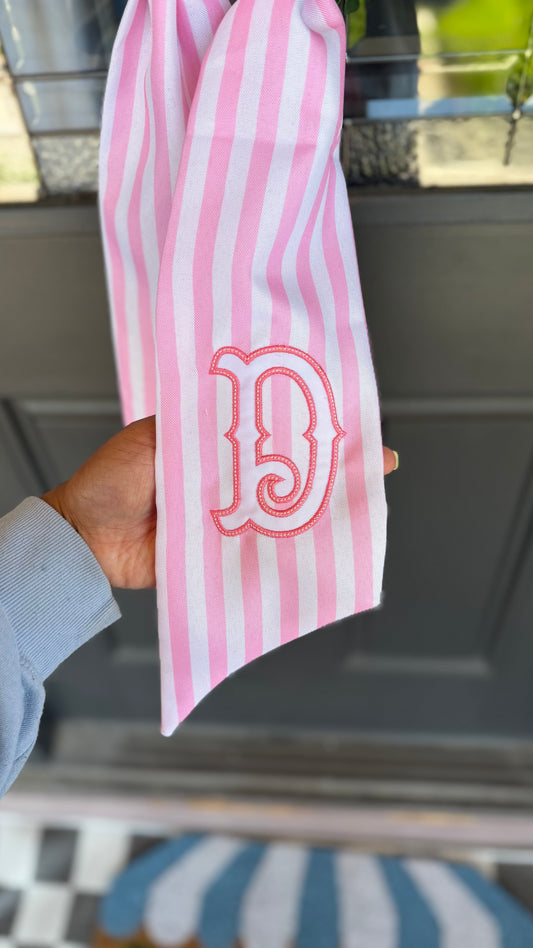 Cabana Stripe Wreath Sash