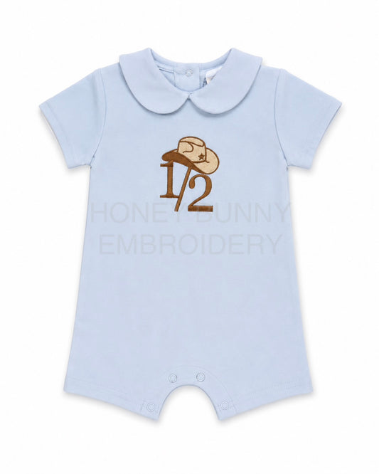 Cowboy Birthday Peter Pan Romper