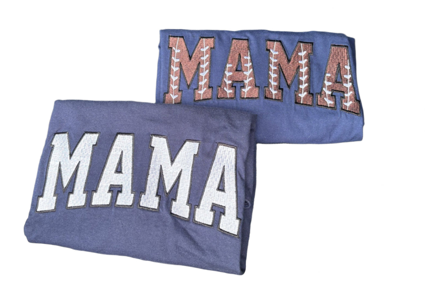 Custom Football Mama Shirt – Embroidered Game Day Tee