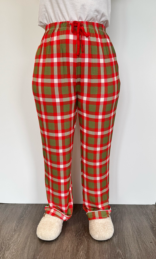 Traditional Plaid Pajama Pant