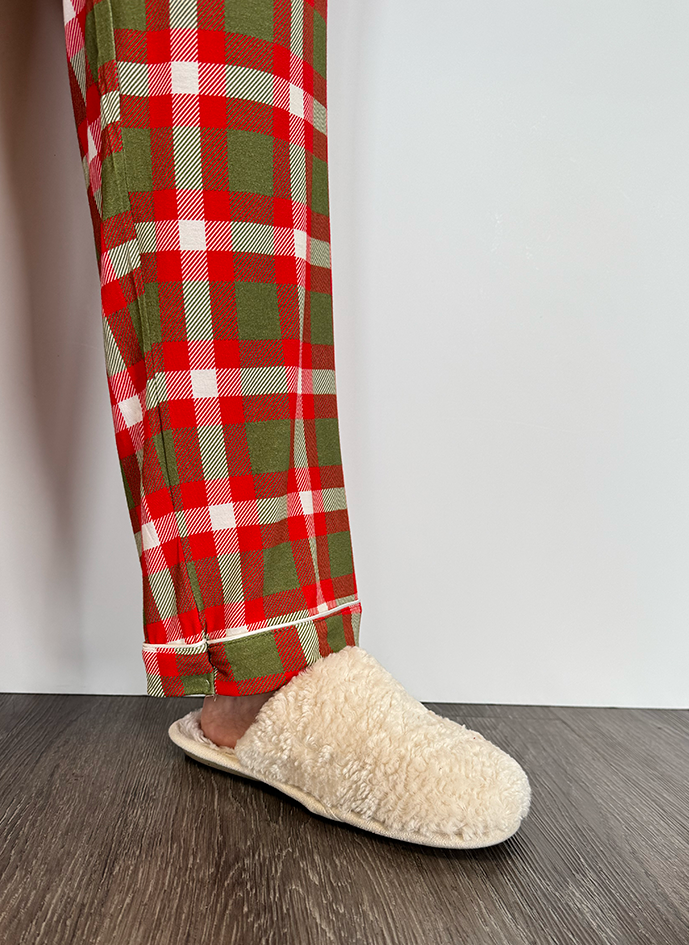 Traditional Plaid Pajama Pant