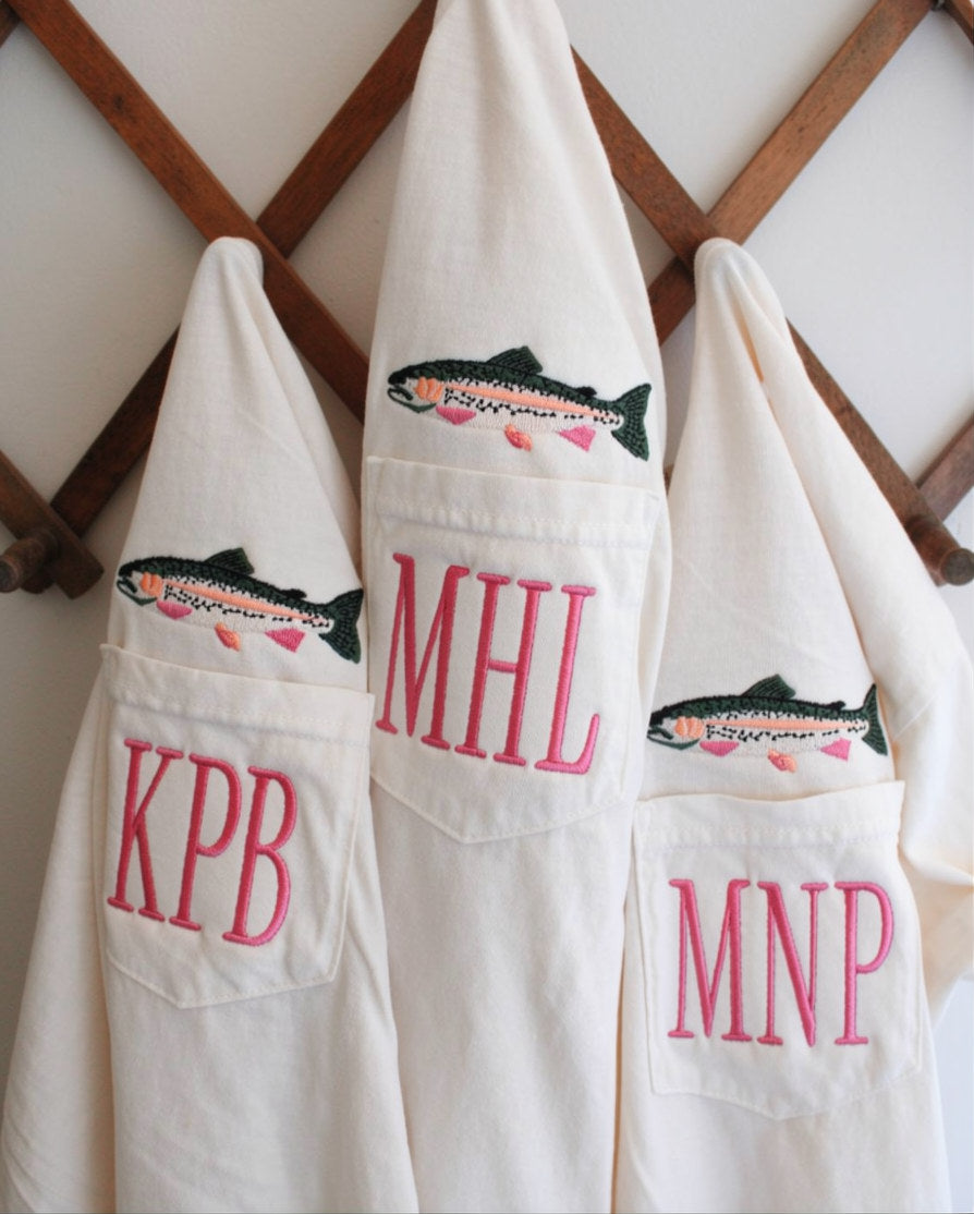 Trout Monogram Tee