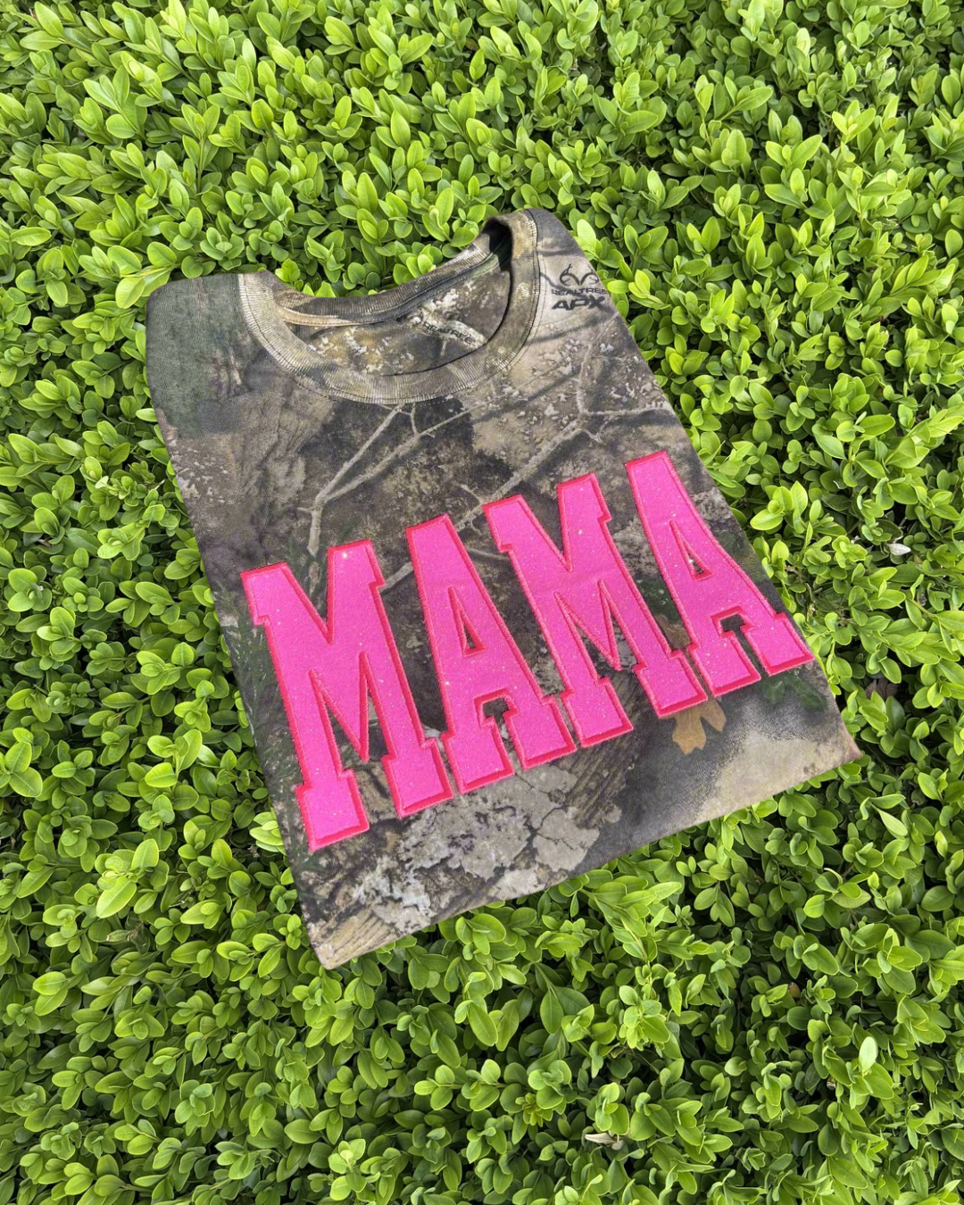 Real Tree Mama Glitter Tee