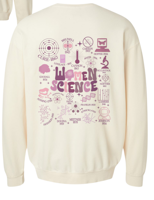 Women in Science Graphic Sweatshirt/Hoodie