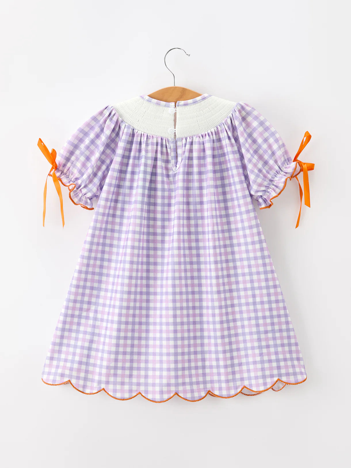 Lavender Gingham Ghost Dress