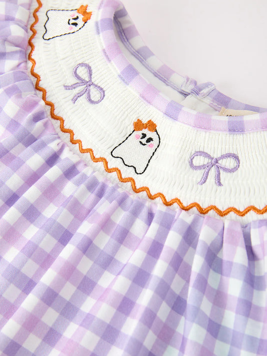 Lavender Gingham Bloomer Set