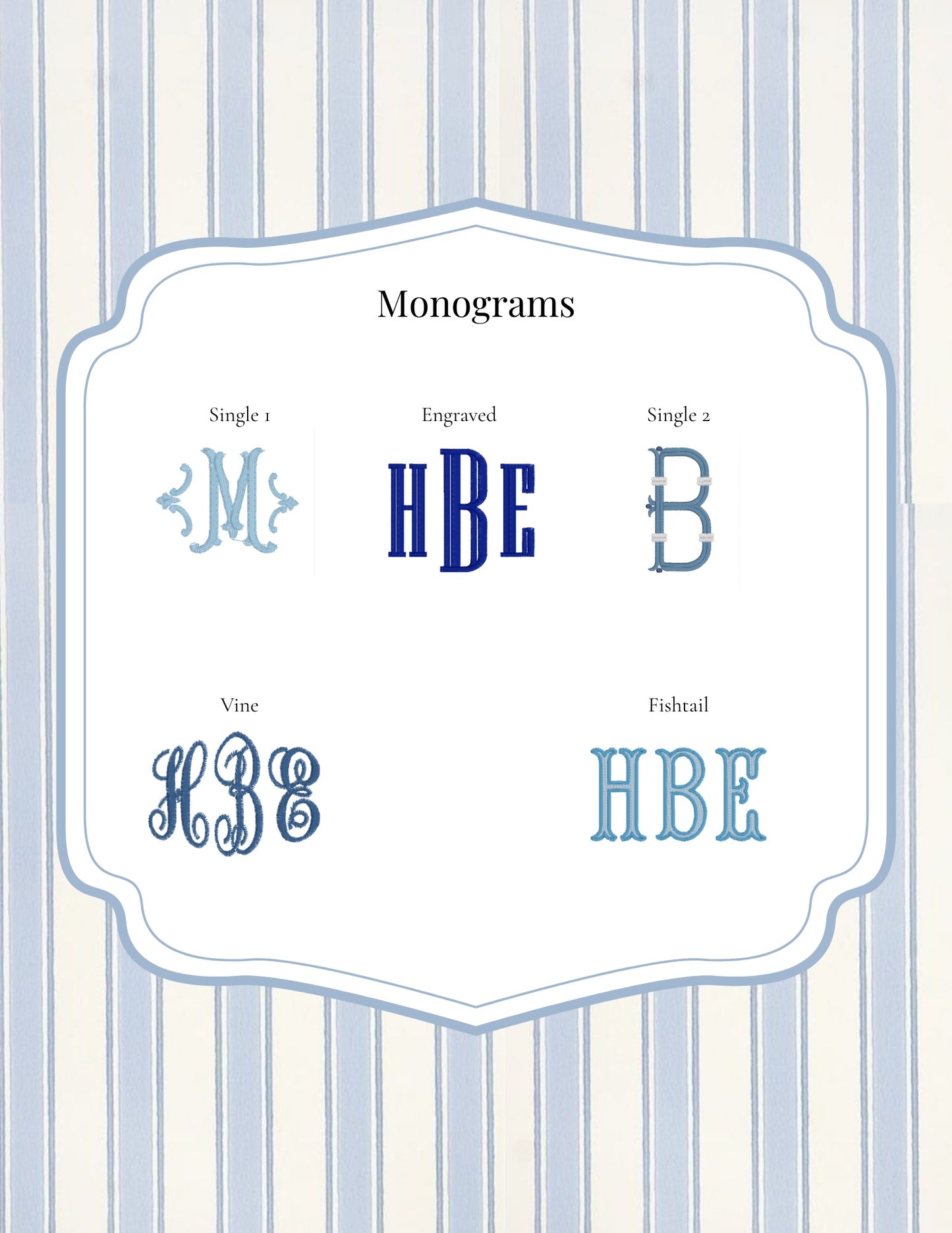 Monogram Only Signature Estate Baby Quilt
