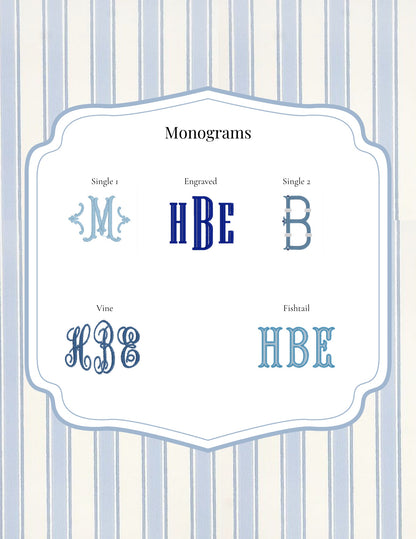 Monogram Only Signature Estate Baby Quilt