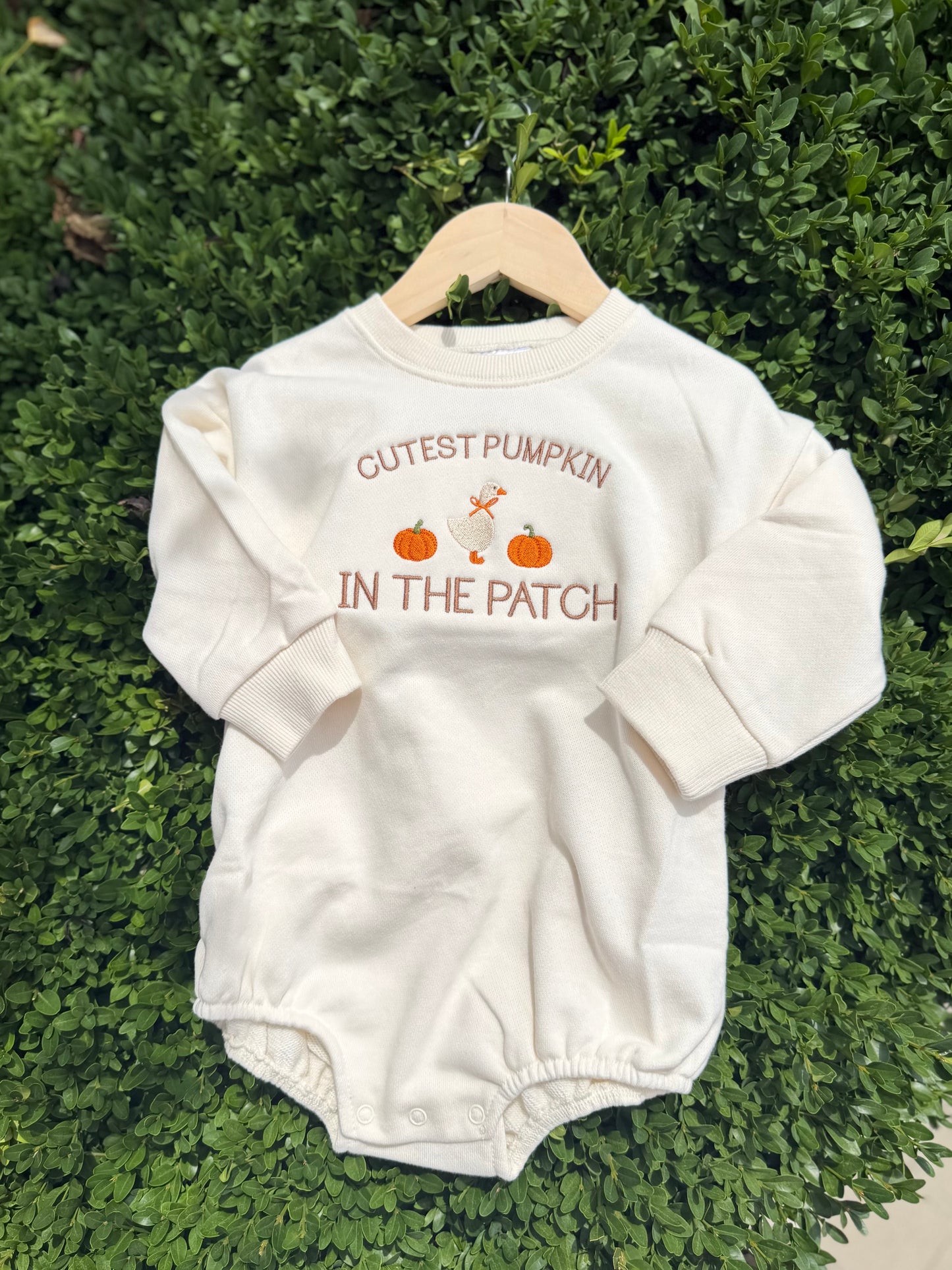 Cutest Pumpkin in The Patch Bubble Romper