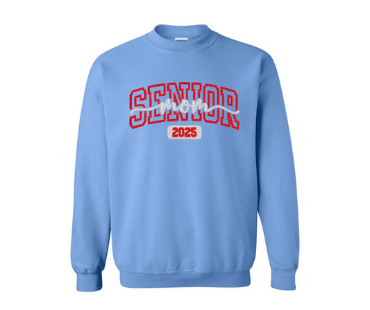 Custom Senior Mom 202* Sweatshirt – Personalized Colors + Optional Graduation Sleeve