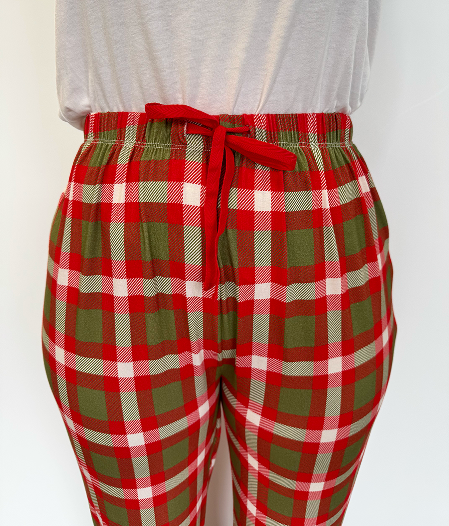 Traditional Plaid Pajama Pant