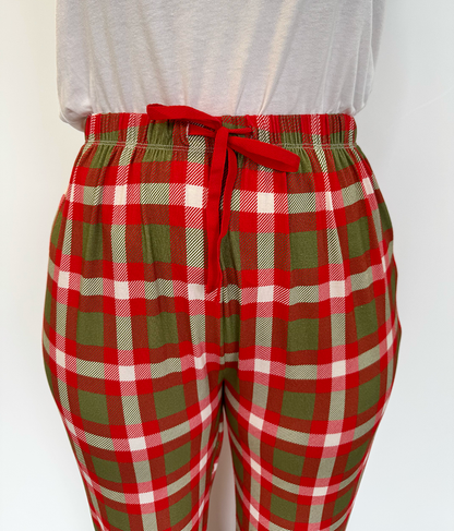 Traditional Plaid Pajama Pant