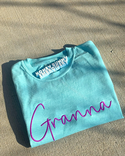 Your Title Large Script Tee