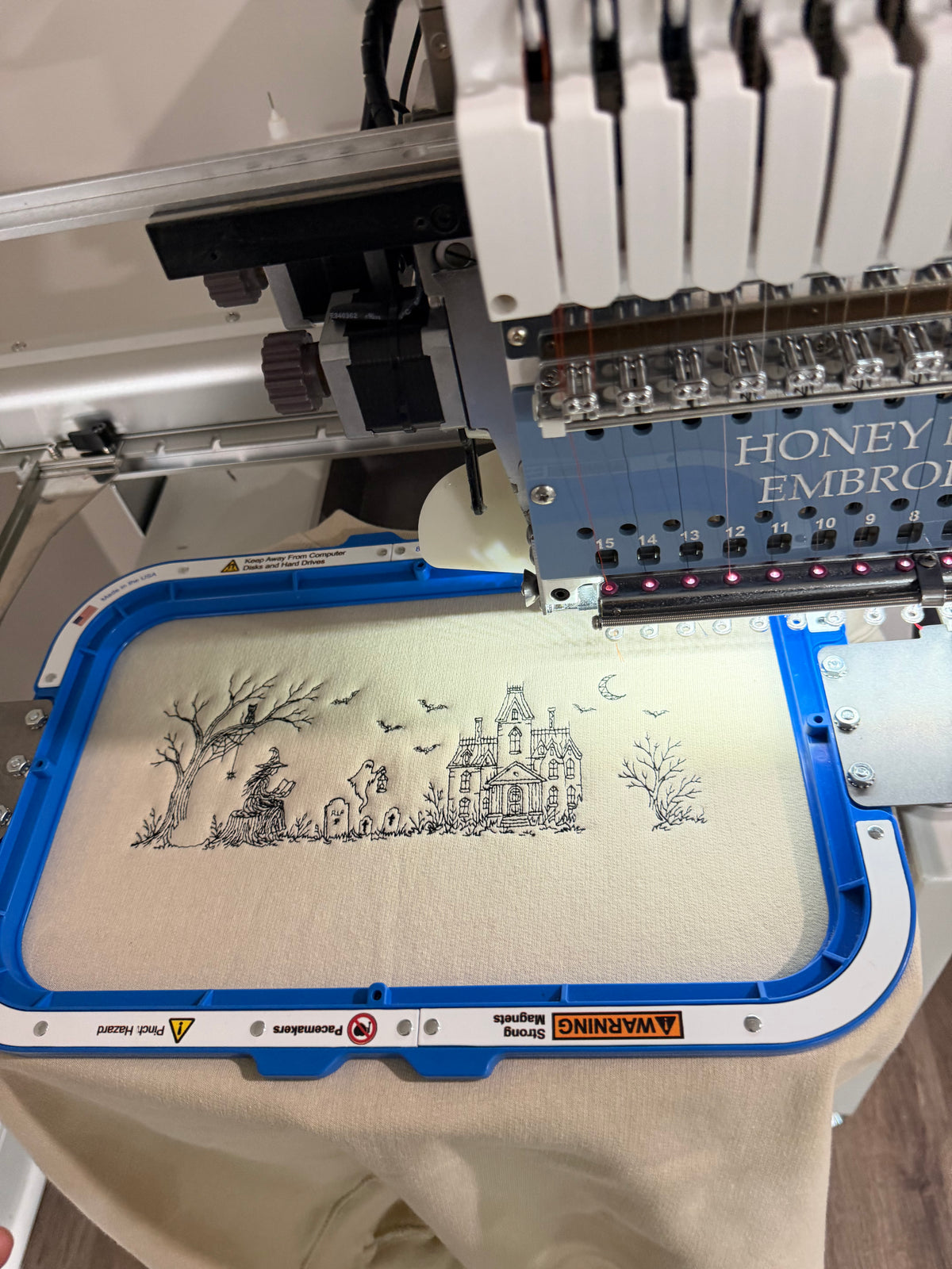 Haunted Manor Linework Crewneck