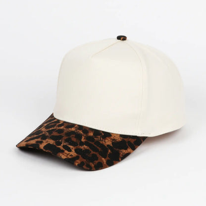 Bold Leopard Print Bill Hat