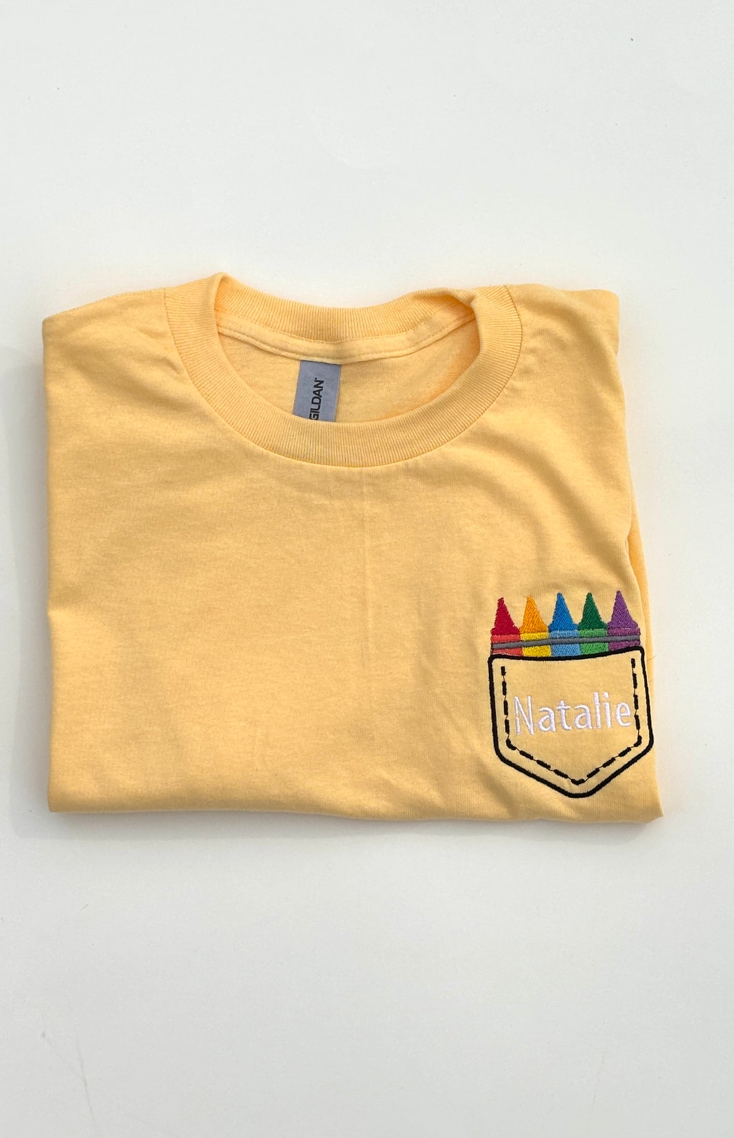 Crayon Faux Pocket Tee