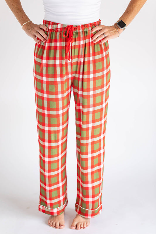Traditional Plaid Pajama Pant