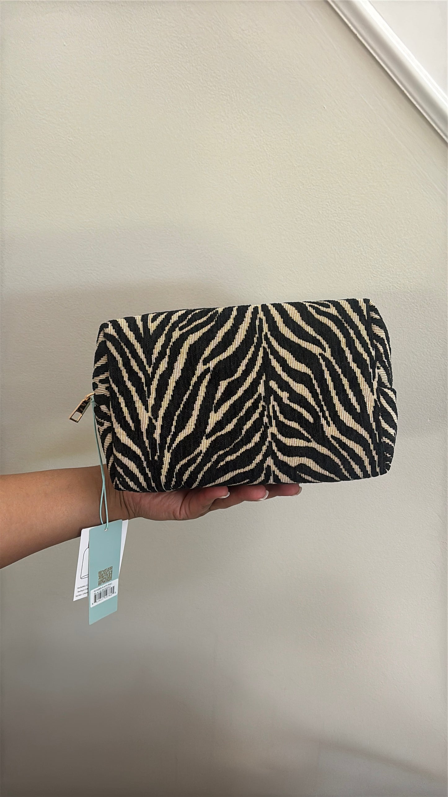 Zebrini Vanity Pouch