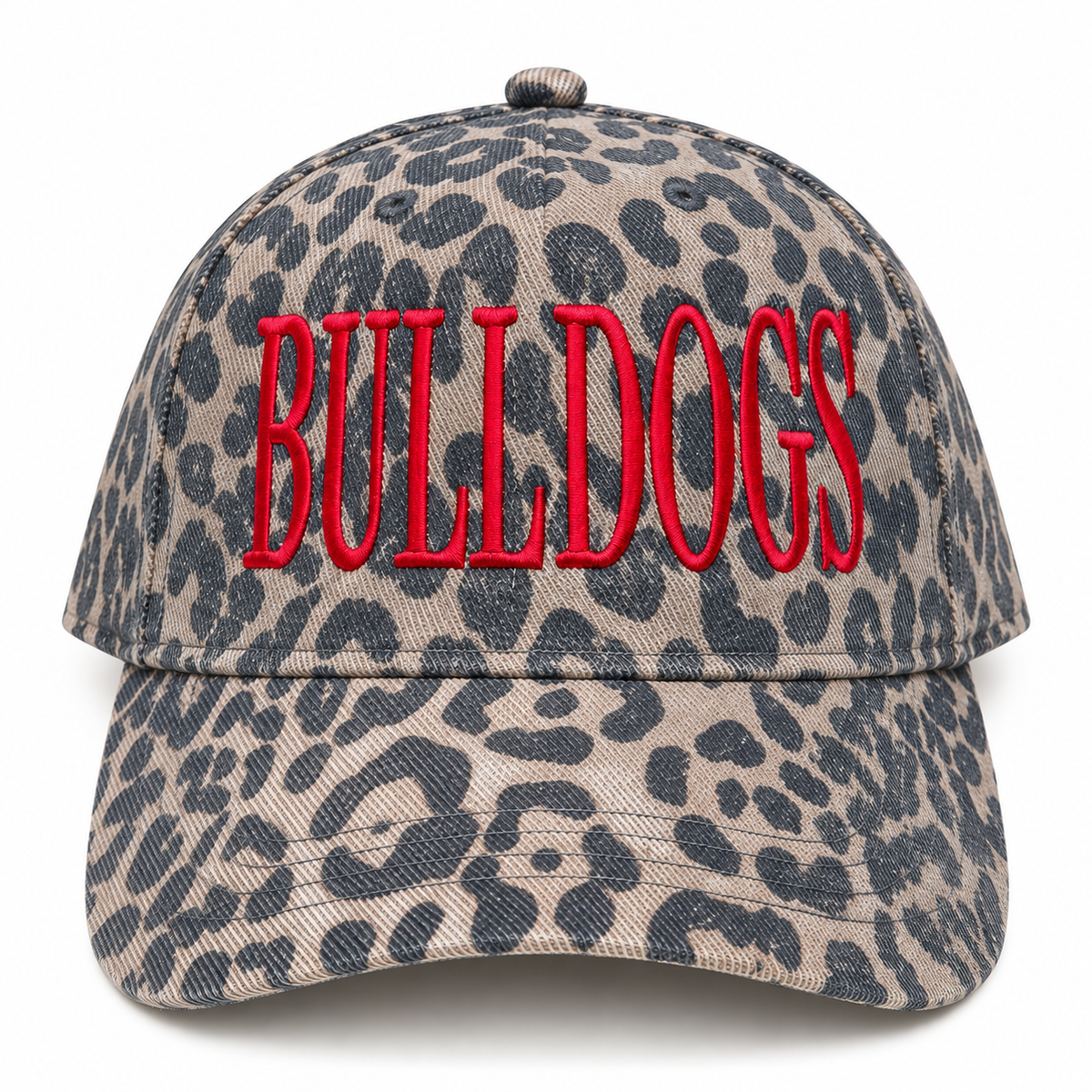 Bulldogs Full Washed Leopard Trucker