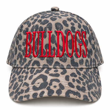 Bulldogs Full Washed Leopard Trucker