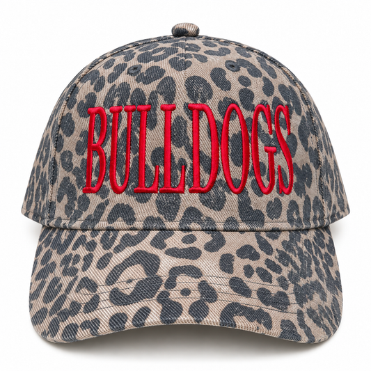 Bulldogs Full Washed Leopard Trucker