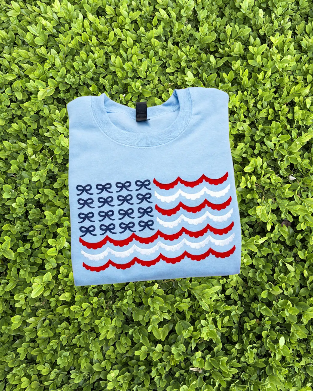 Scalloped Flag Tee