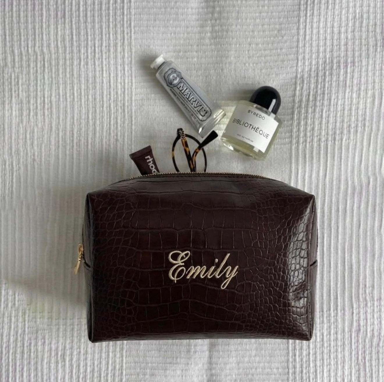 Croc Cosmetic Pouch