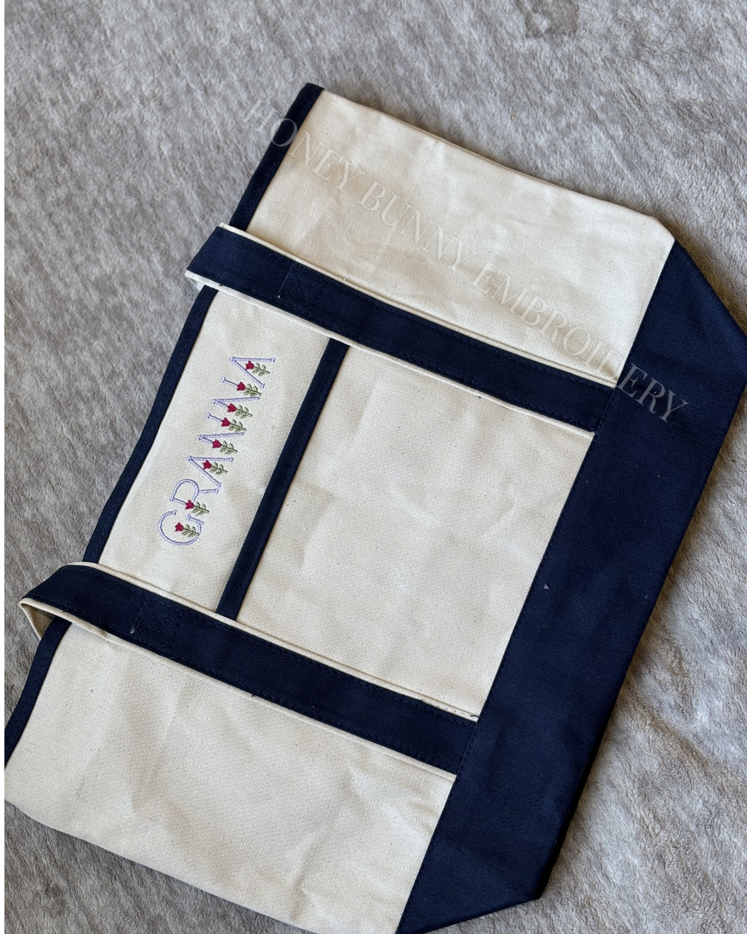 Tulip font Market Tote