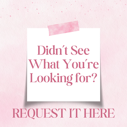 ALL CUSTOM ORDER REQUESTS