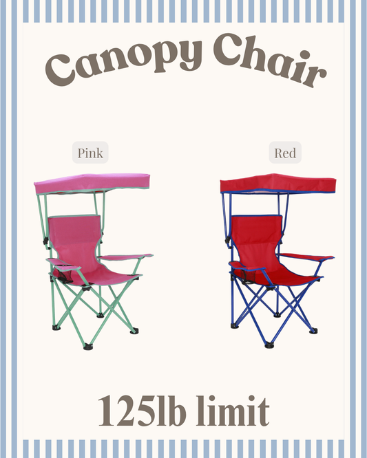 Kids Custom Canopy Chair (125lb Limit)