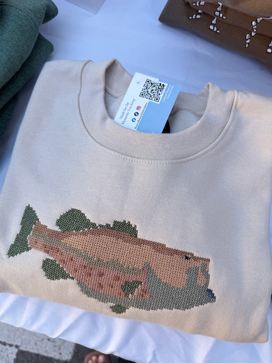 Bass Fish Crosstitch