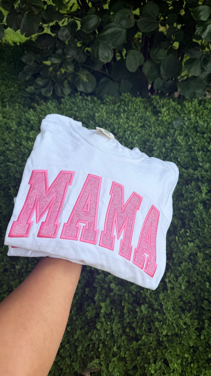 RTS  Pink Glitter MAMA Tee (Xl / 2x)