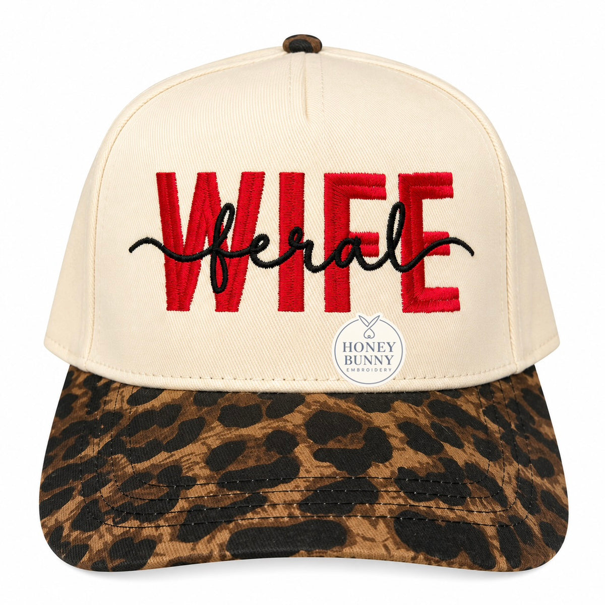 Feral Wife Leopard Bill Trucker