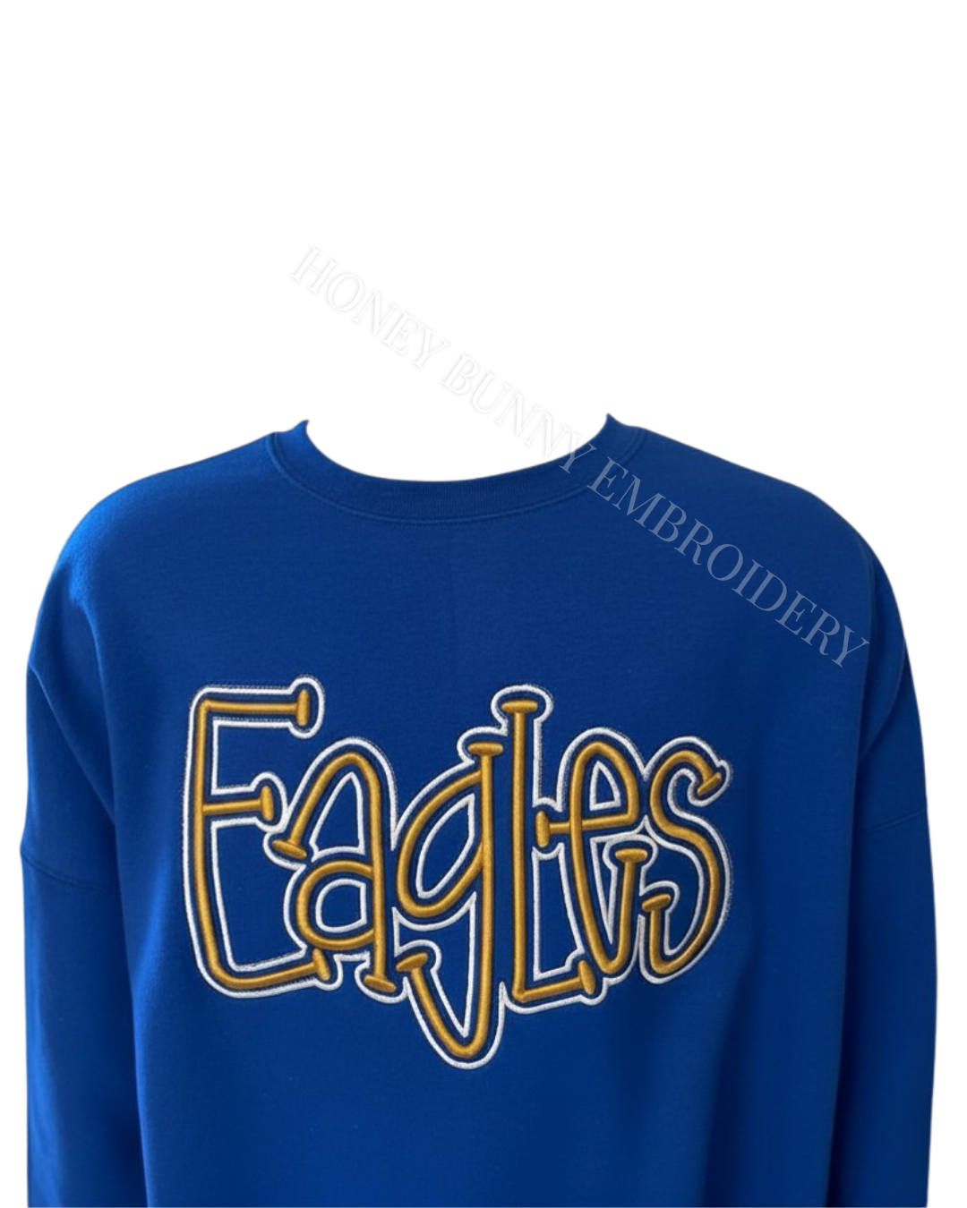 Eagles Team Mascot School 3D Puff Outline