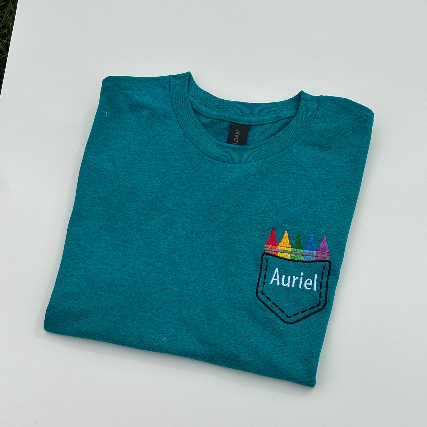 Crayon Faux Pocket Tee