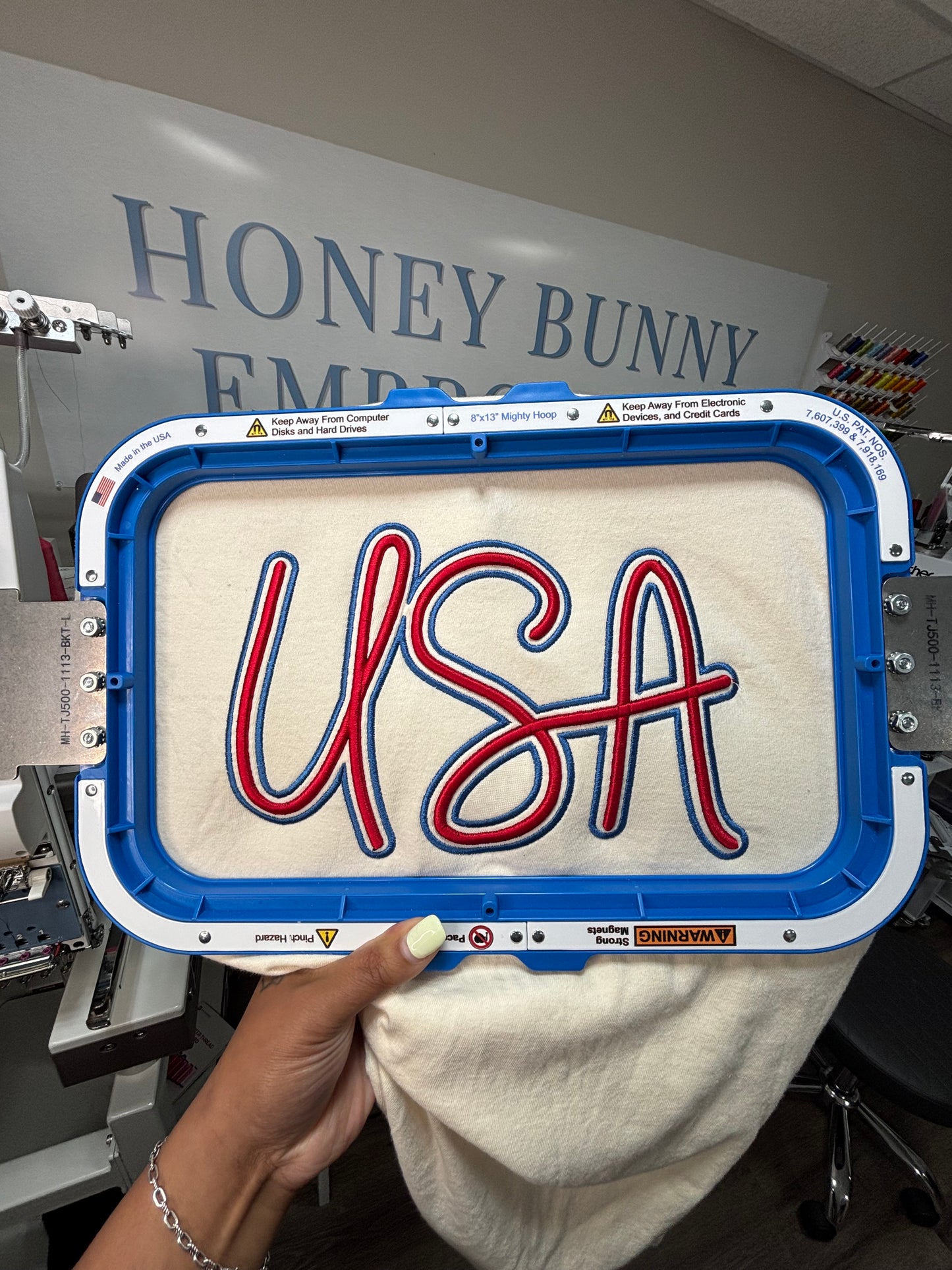 USA 3D Puff Tee