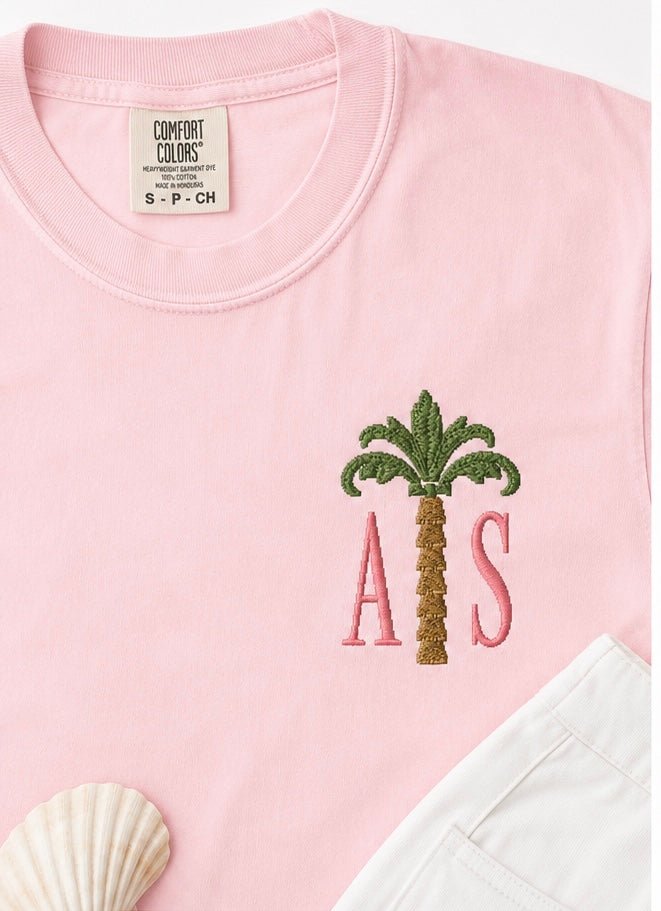 Desert Palm Monogram