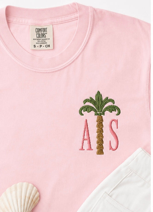 Desert Palm Monogram