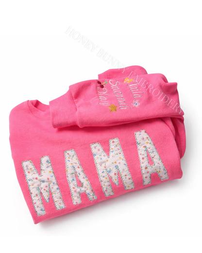 Ditsy Floral Mama Crewneck