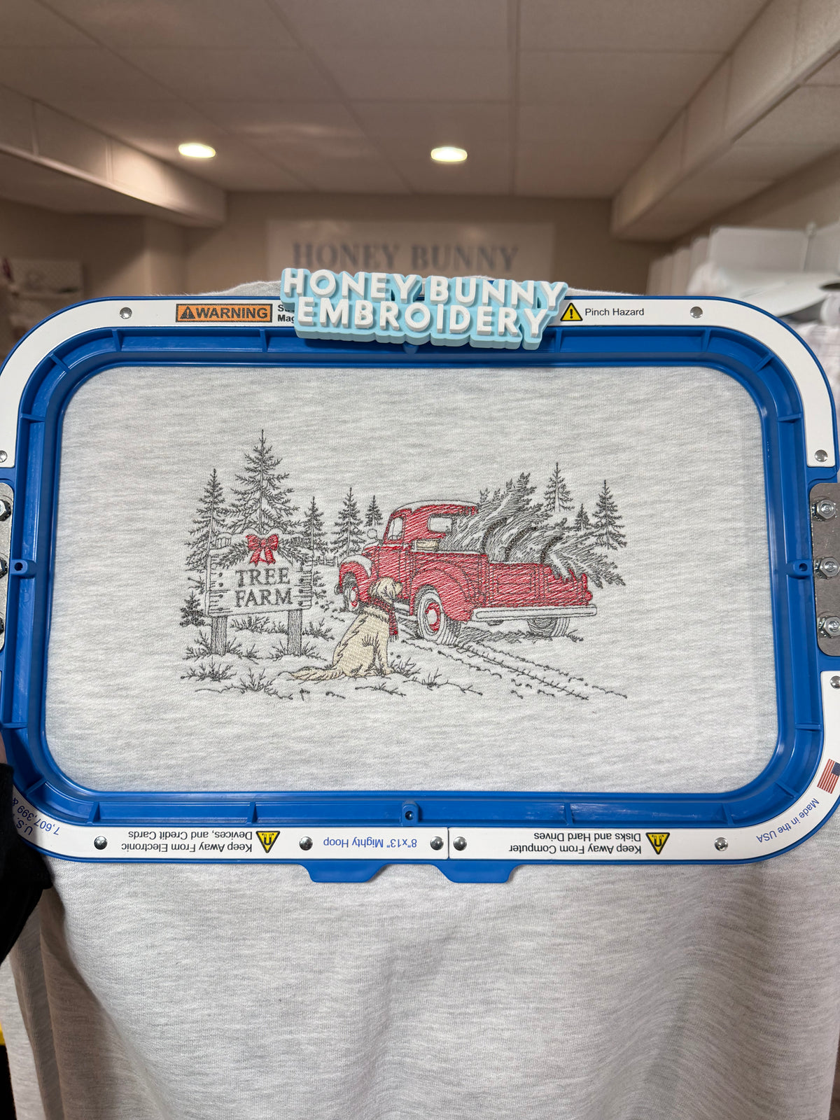 Vintage Christmas Tree Farm Crewneck