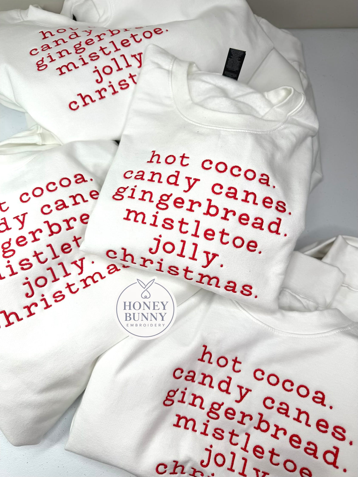 Christmas Favorites Embroidered Crewneck