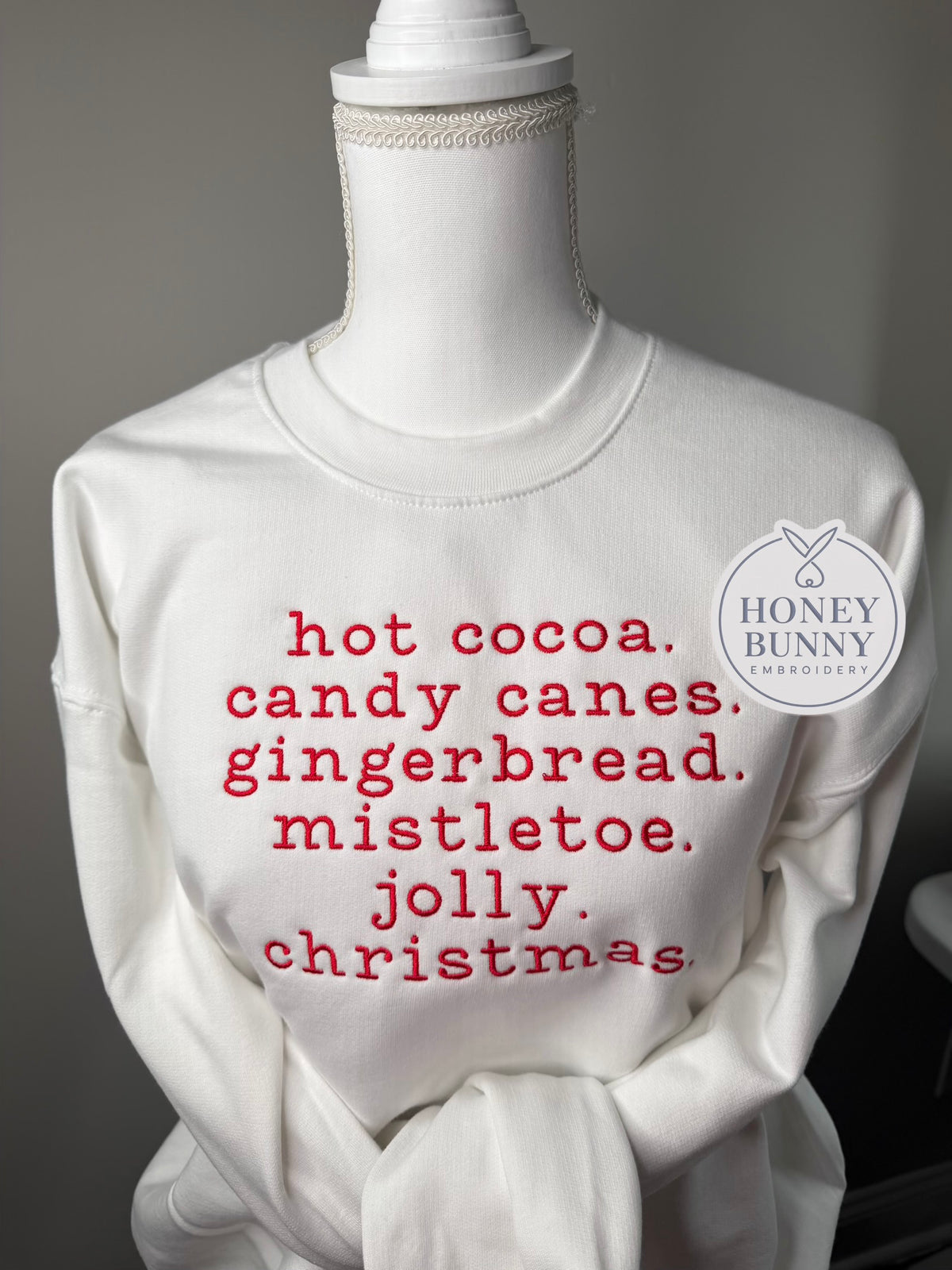 Christmas Favorites Embroidered Crewneck