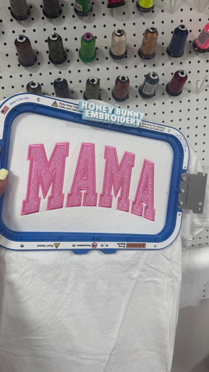 RTS  Pink Glitter MAMA Tee (Xl / 2x)