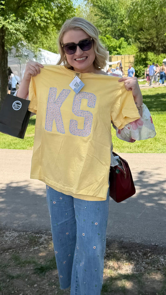 KS Applique Ditsy Floral Tee