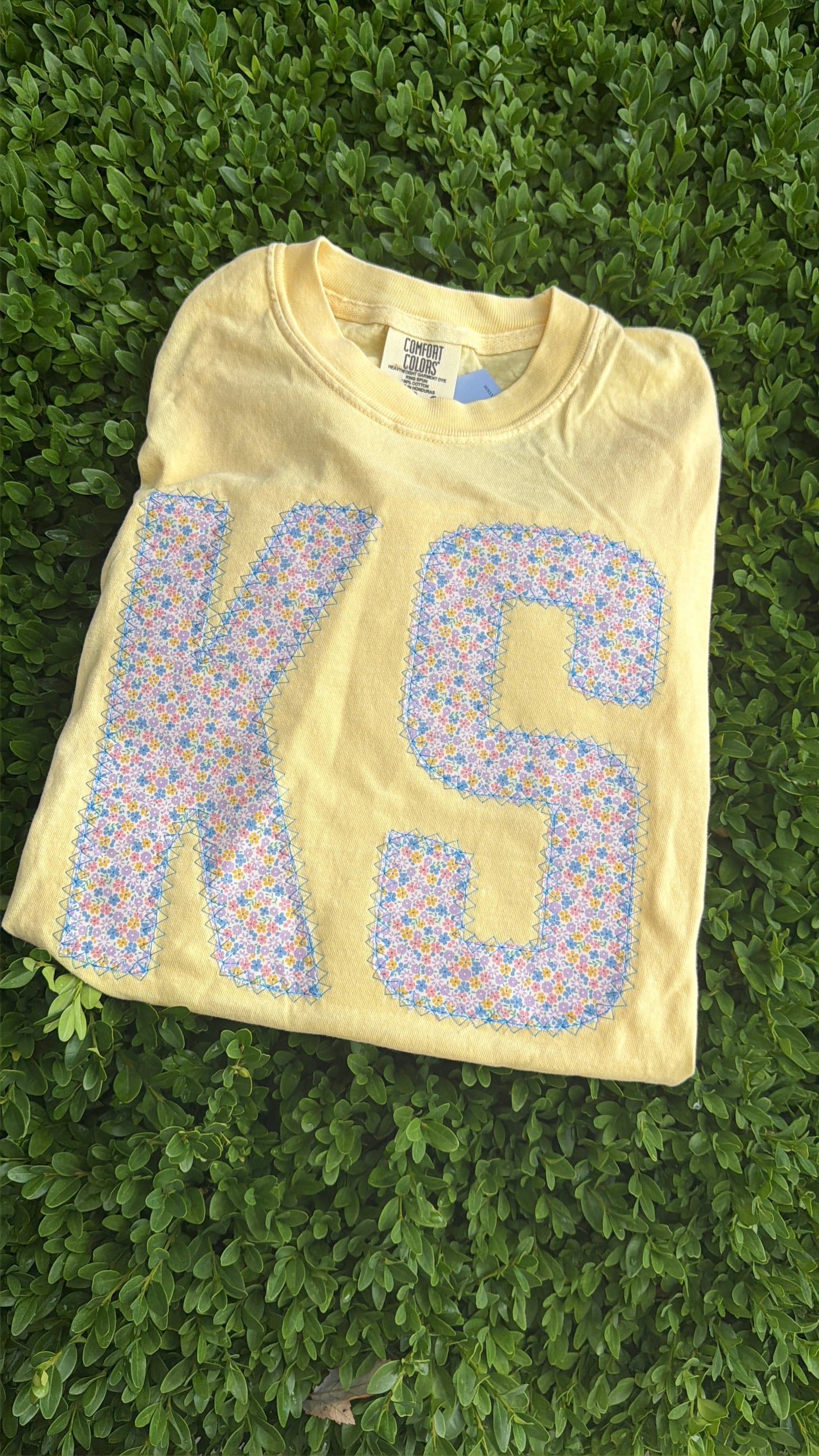 RTS  KS Applique Ditsy Floral Tee