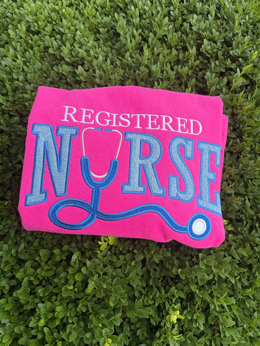 RTS Registered Nurse Crew Hot Pink