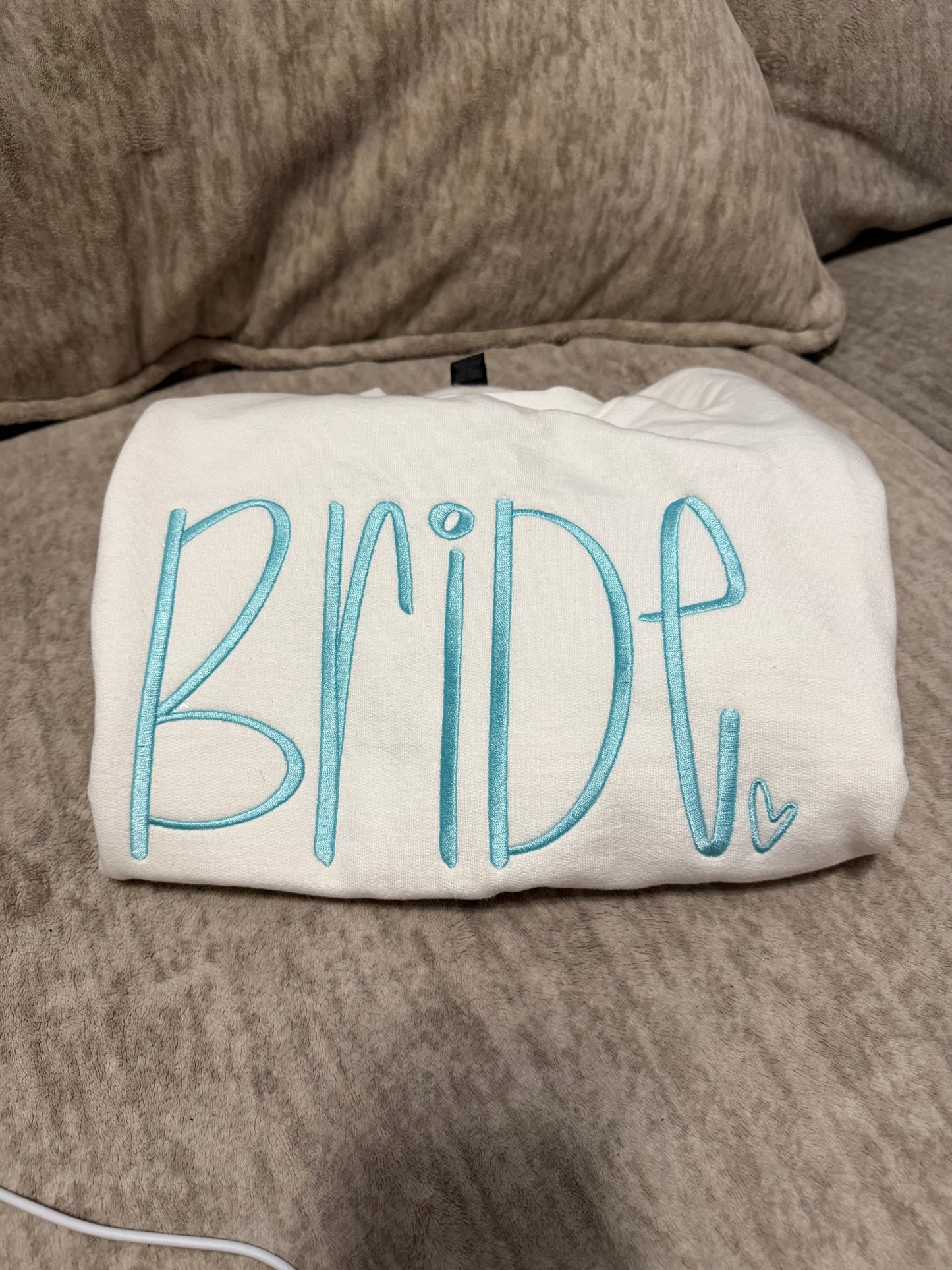 RTS  Bride Crewneck White